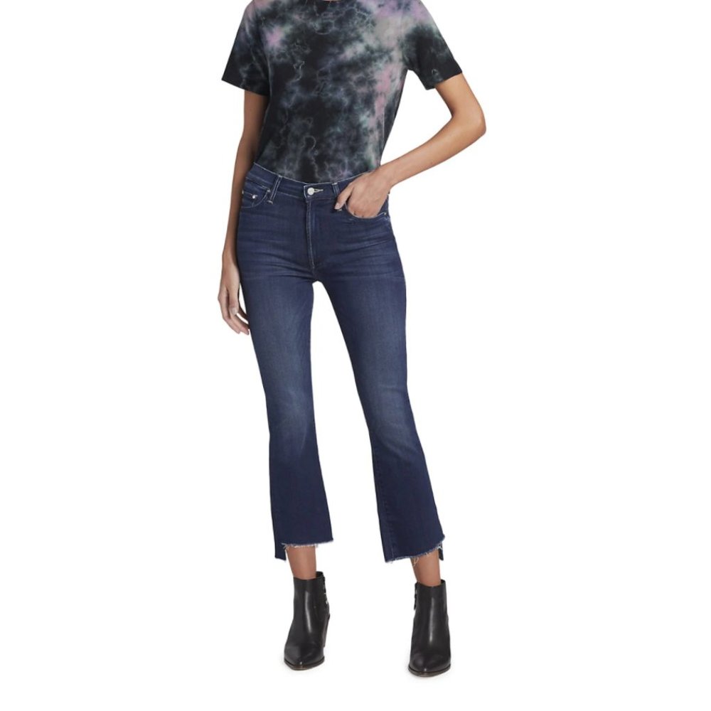 MOTHER Insider Crop Step Fray - Turn of the Tide